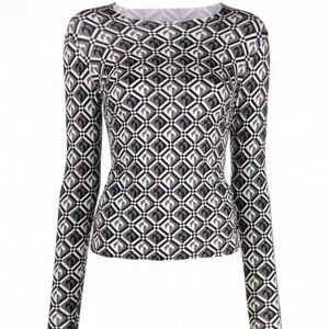 Marine Serre Geometric black and white Set